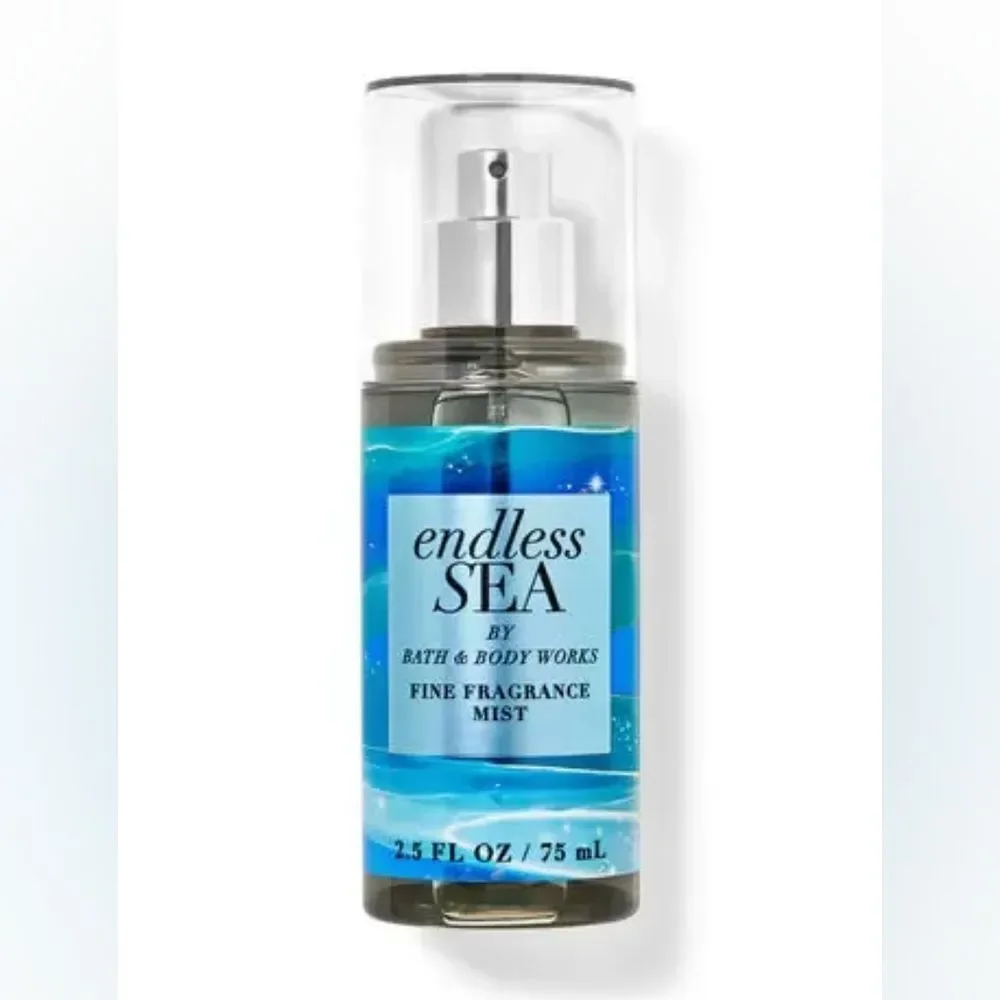 Bundle Bath & Body Works Endless Sea Travel Size Fine Fragrance Mist&Hand Cream